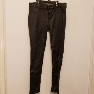 Black Leather Like Jeggings